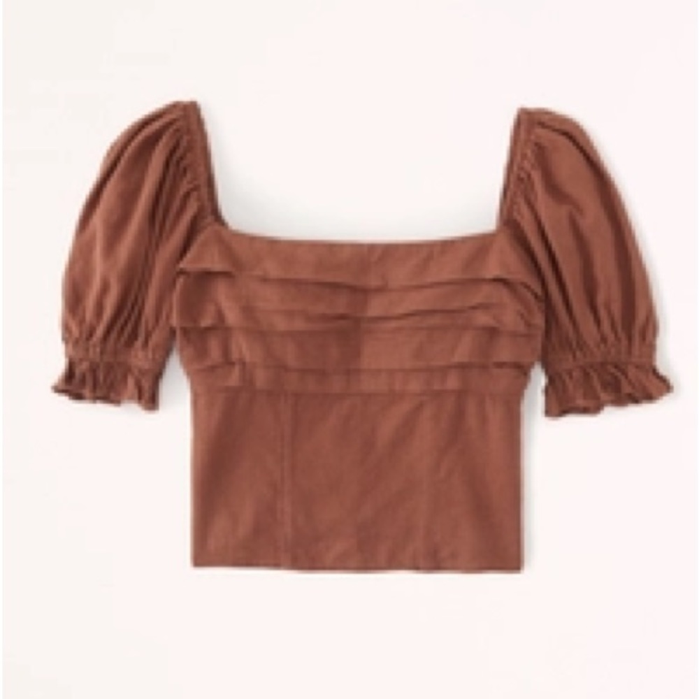 Abercrombie Pleated Squareneck Top